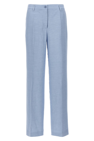viscose linen blend pants
