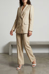 raisa26 viscose and linen blend trousers
