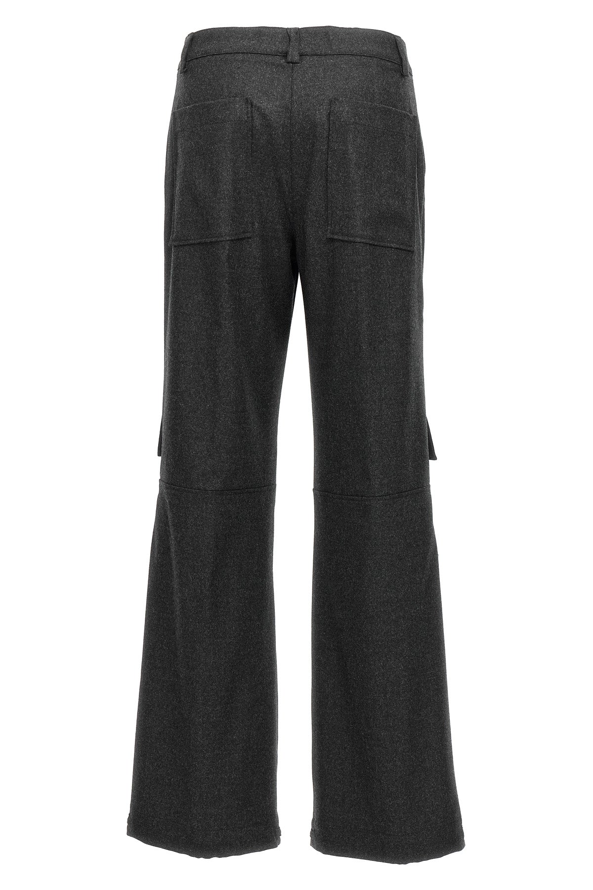cargo-style pants in wool