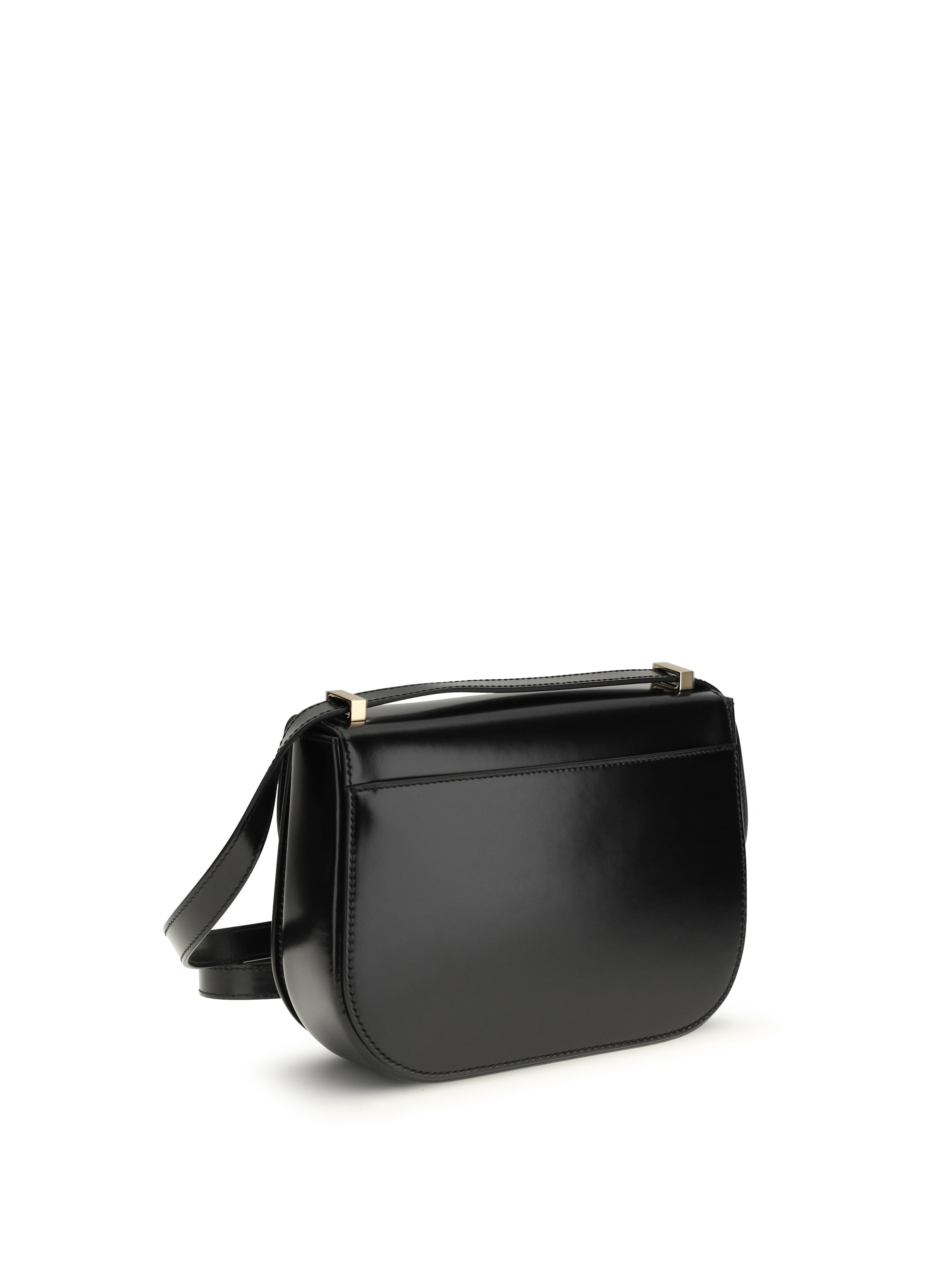 north-south double gancini shoulder bag