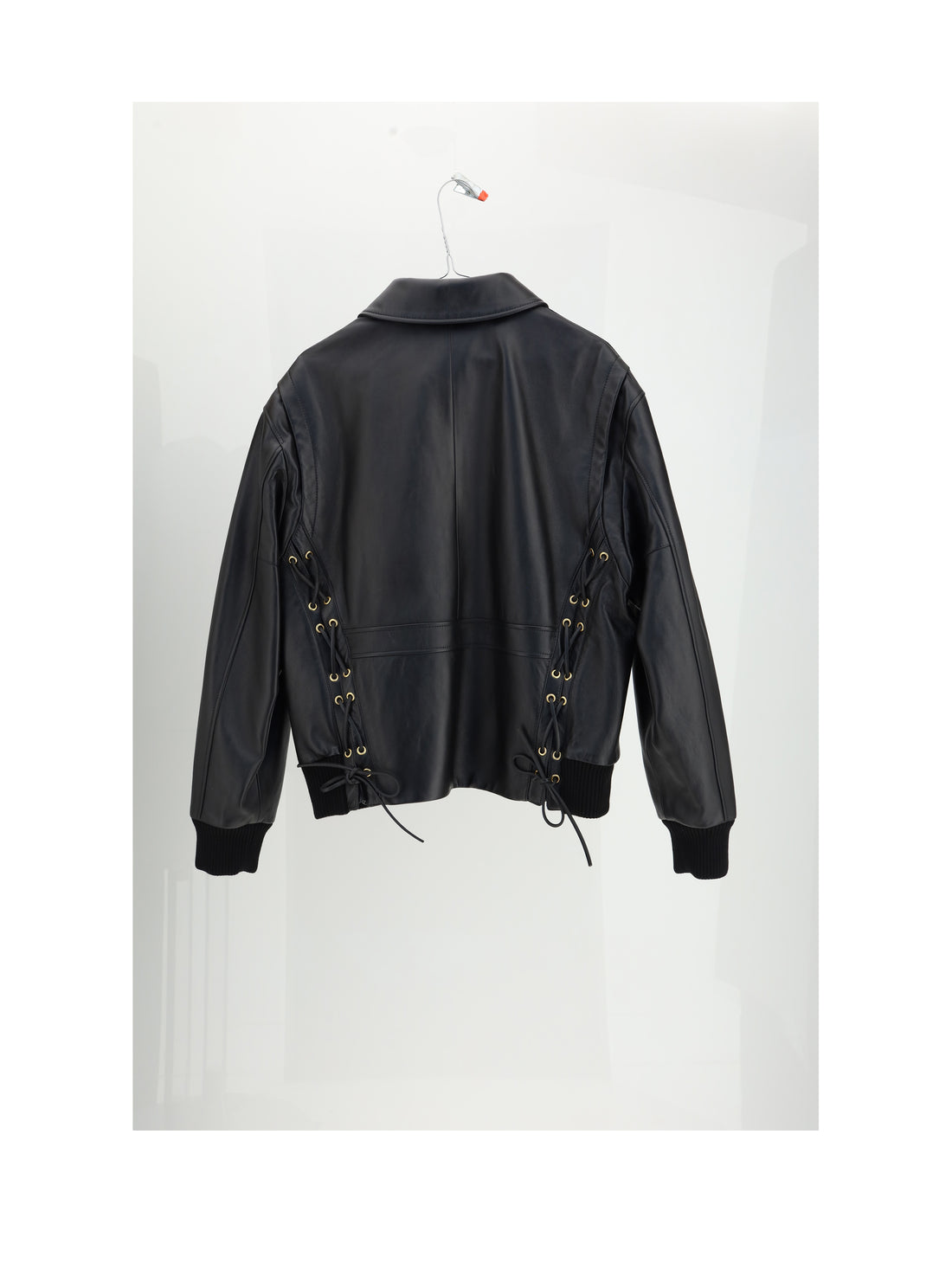 CELINE 36 blouson aviateur detail lacage