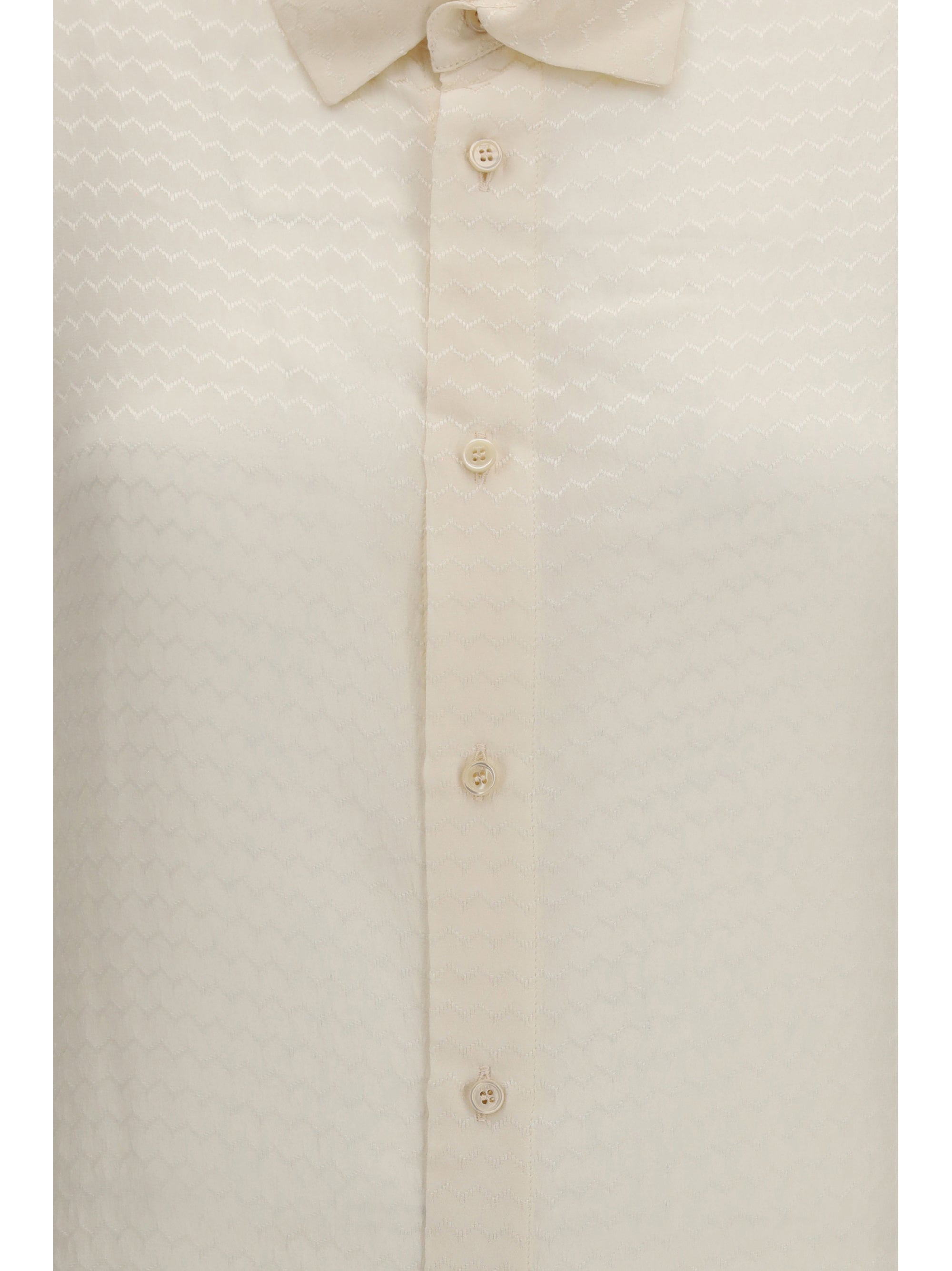 jacquard silk shirt