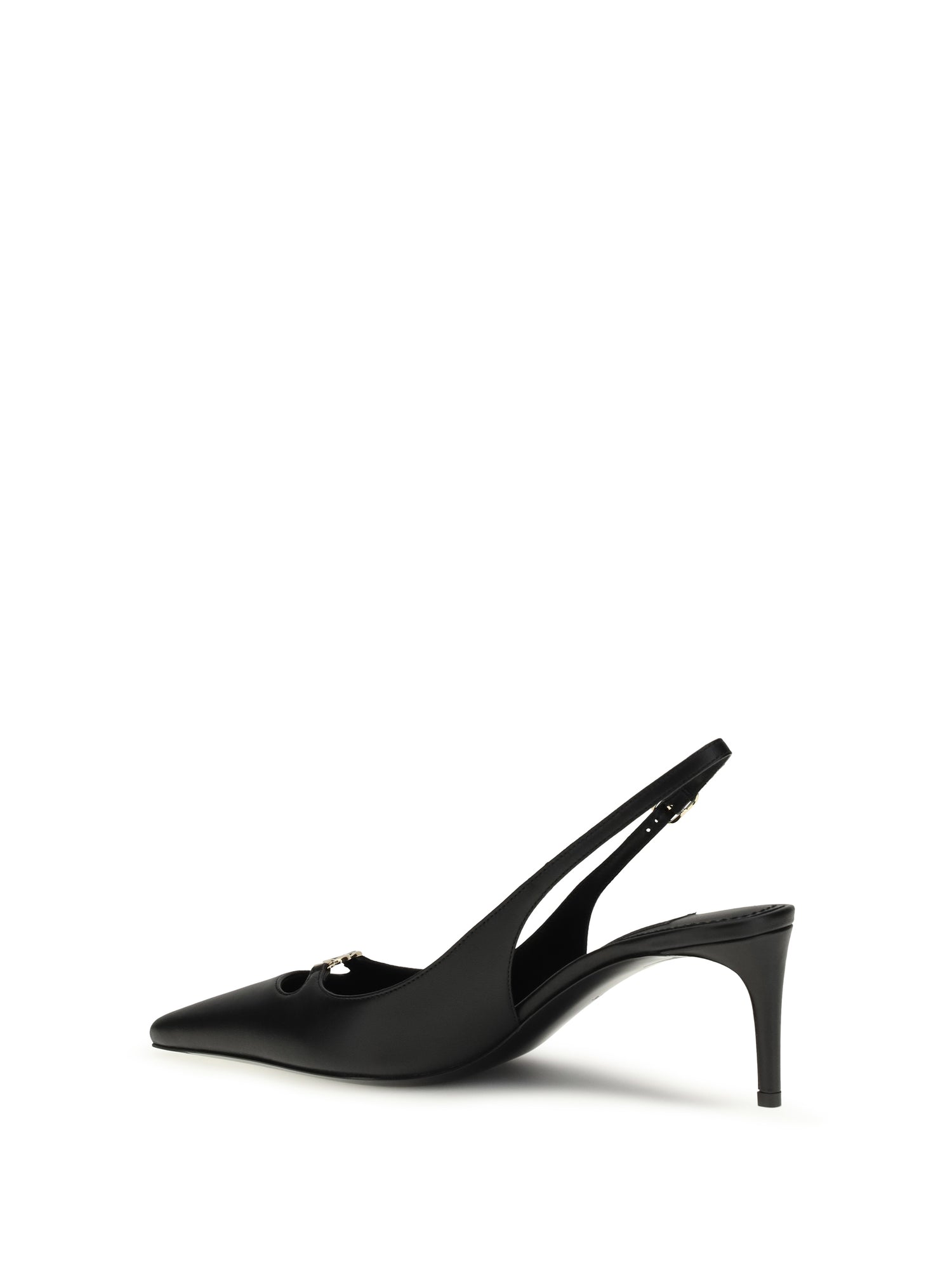 DOLCE &amp; GABBANA 36 leather slingback pumps
