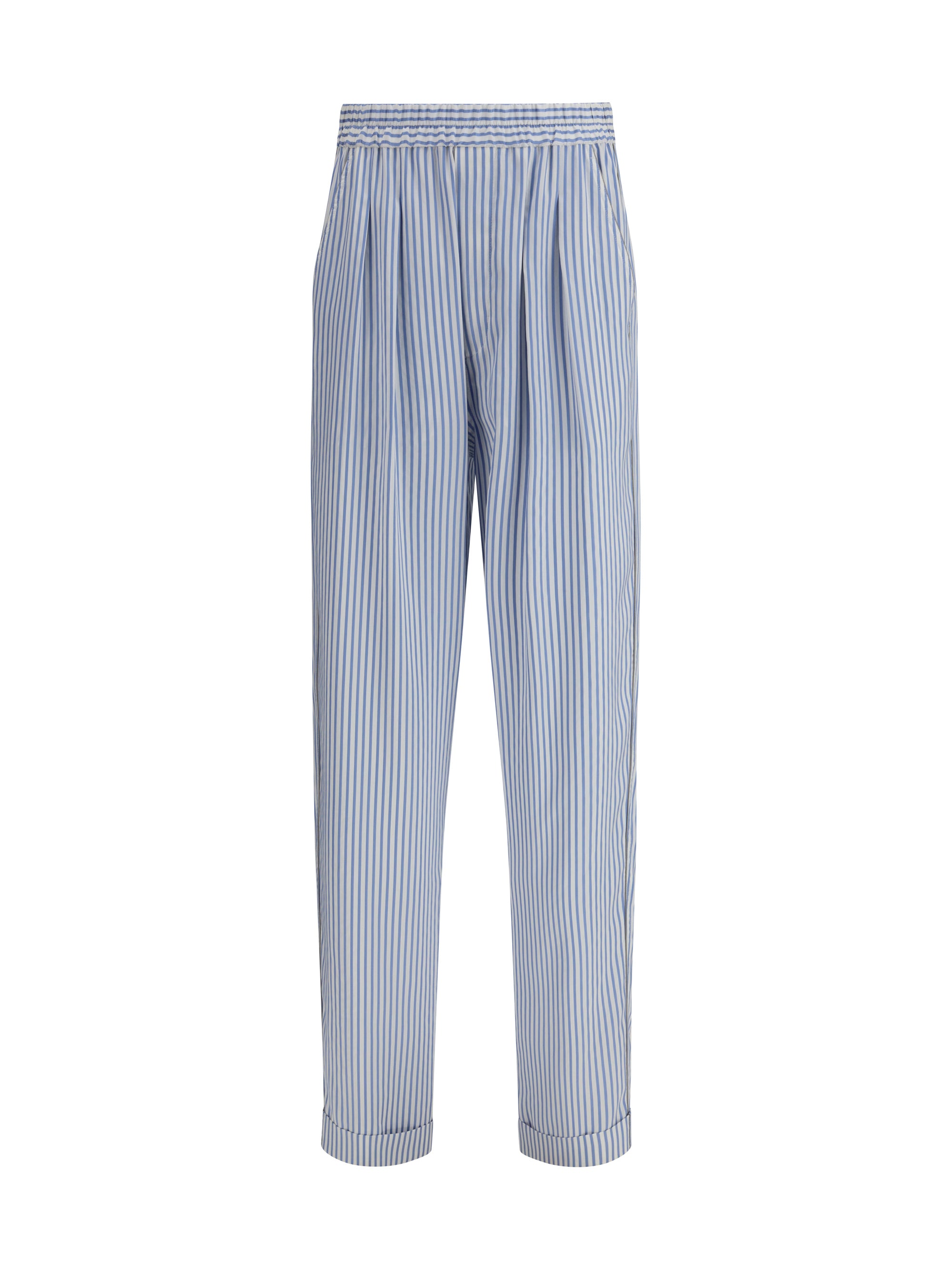 striped silk pj pants