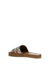 DOLCE & GABBANA 36 embroidered espadrille sandals