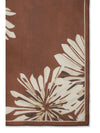 bloom print silk pongée scarf