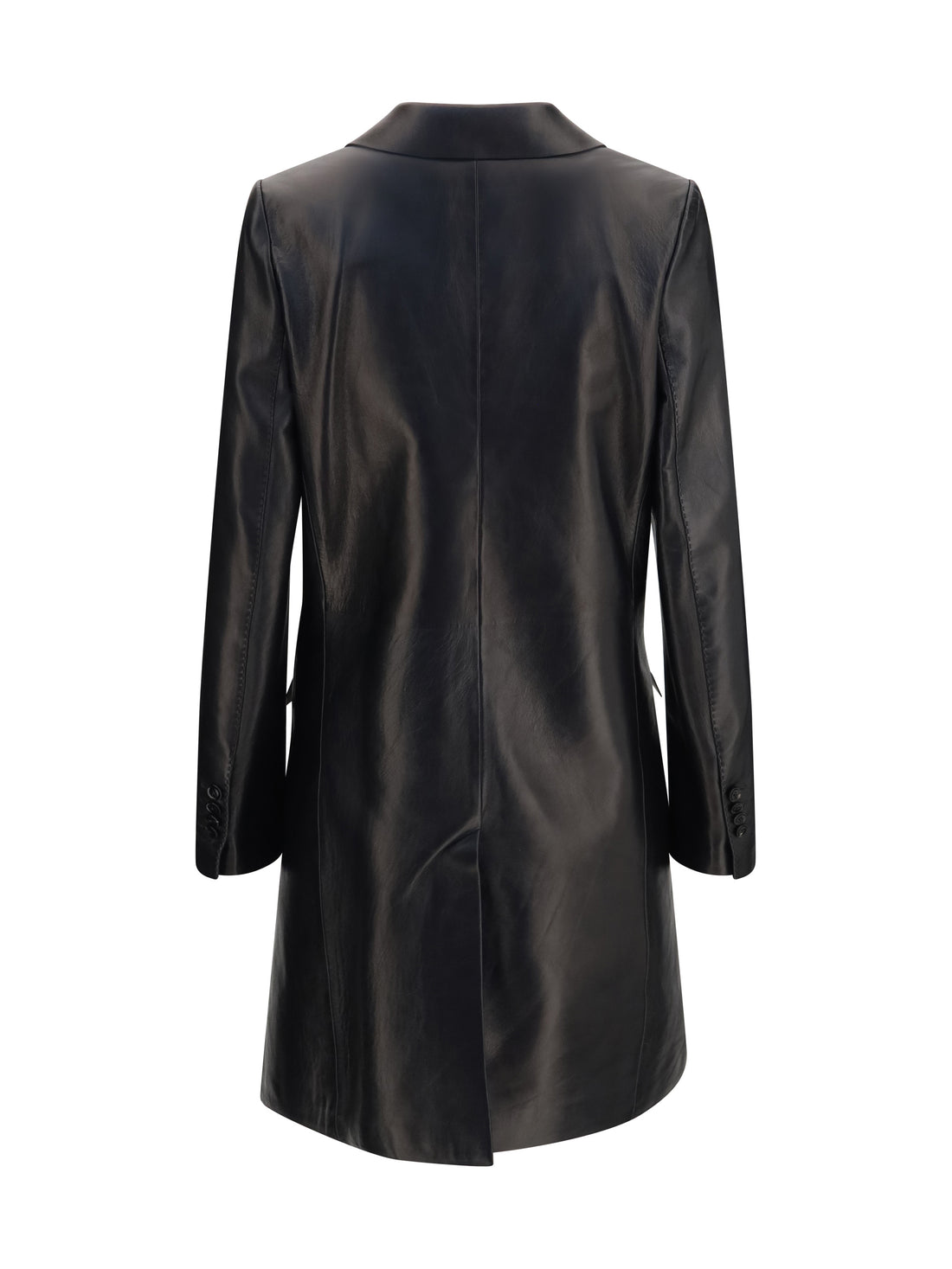 TOM FORD 38 double-breasted lambskin coat