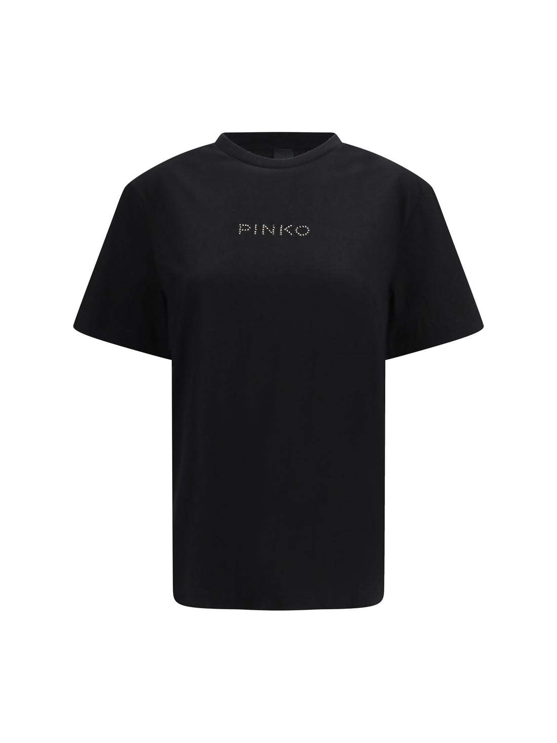 PINKO L rhinestone t-shirt