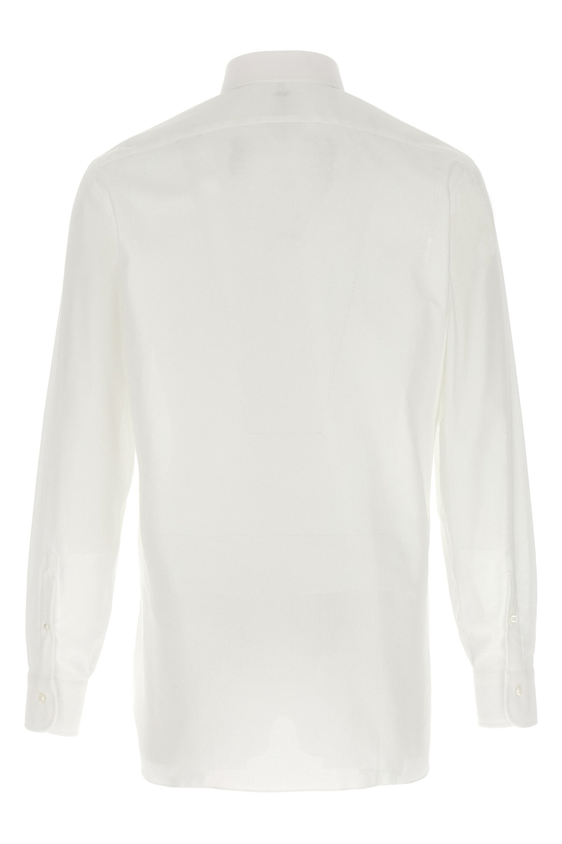 BARBA 42 cm honeycomb cotton shirt