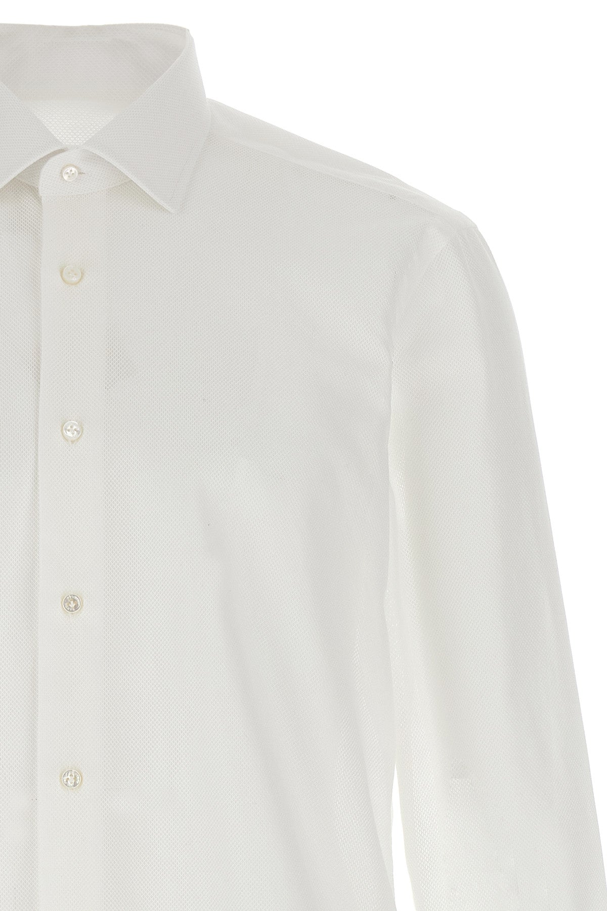 honeycomb cotton shirt
