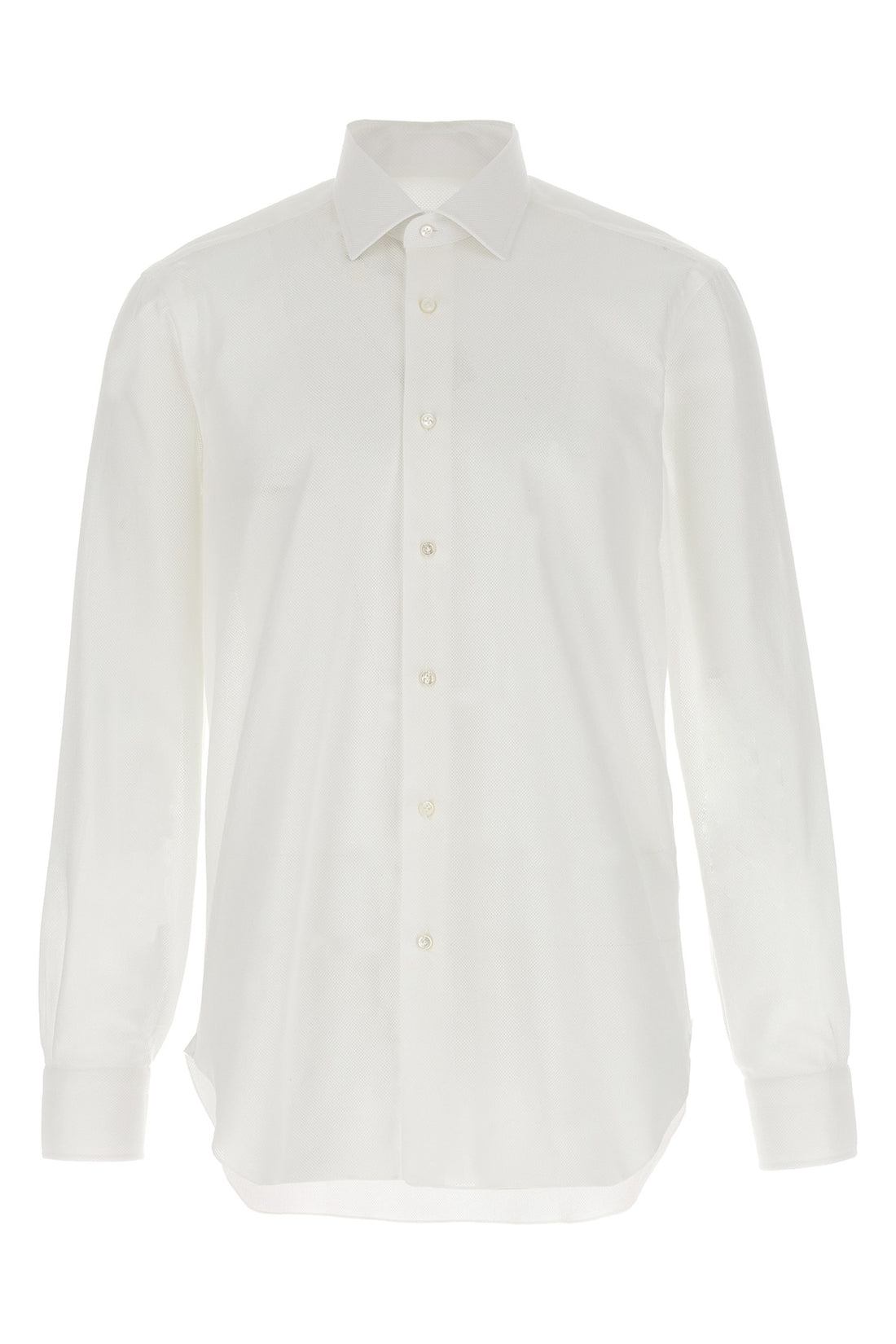 BARBA 42 cm honeycomb cotton shirt