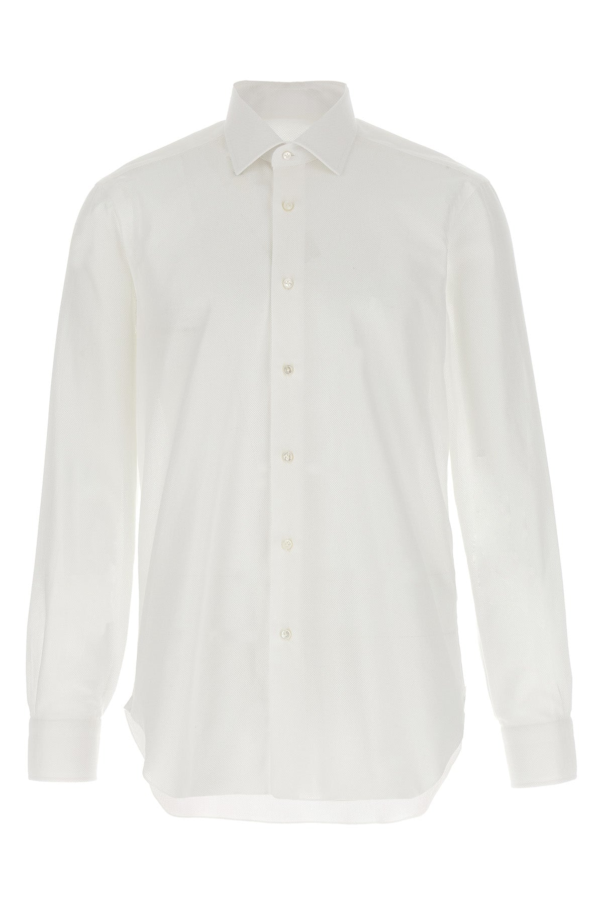 honeycomb cotton shirt