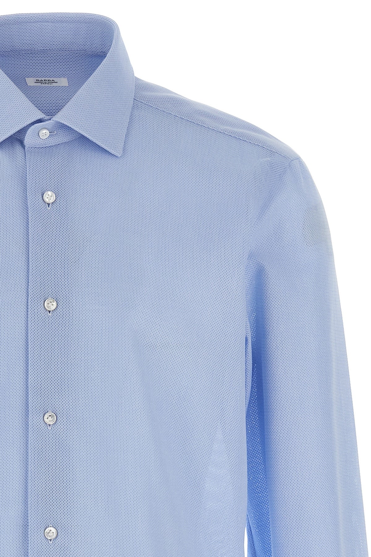 honeycomb cotton shirt
