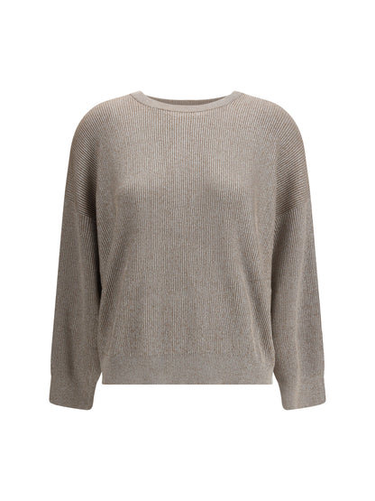 BRUNELLO CUCINELLI L lurex sweater