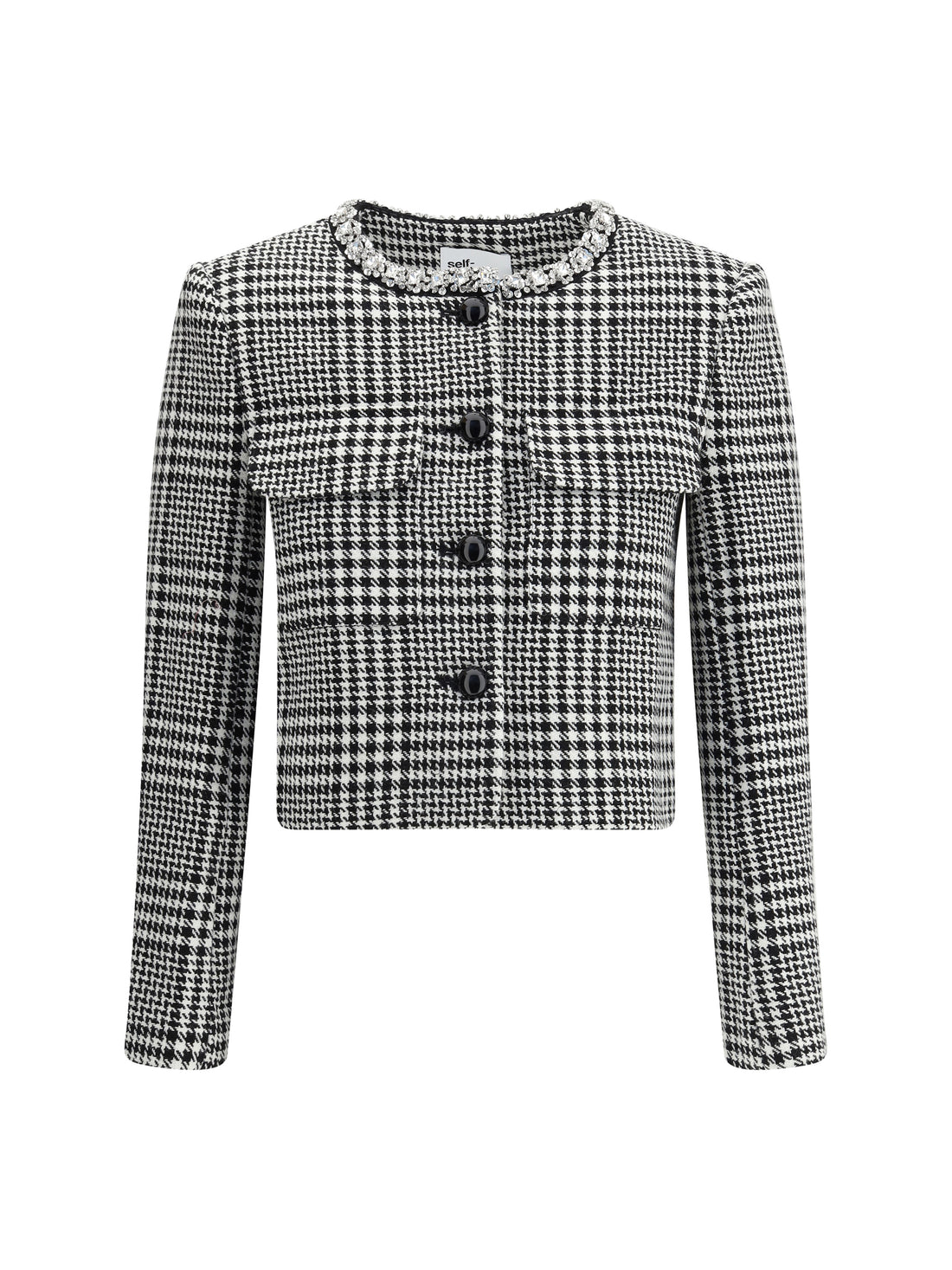 SELF-PORTRAIT 8 check blazer