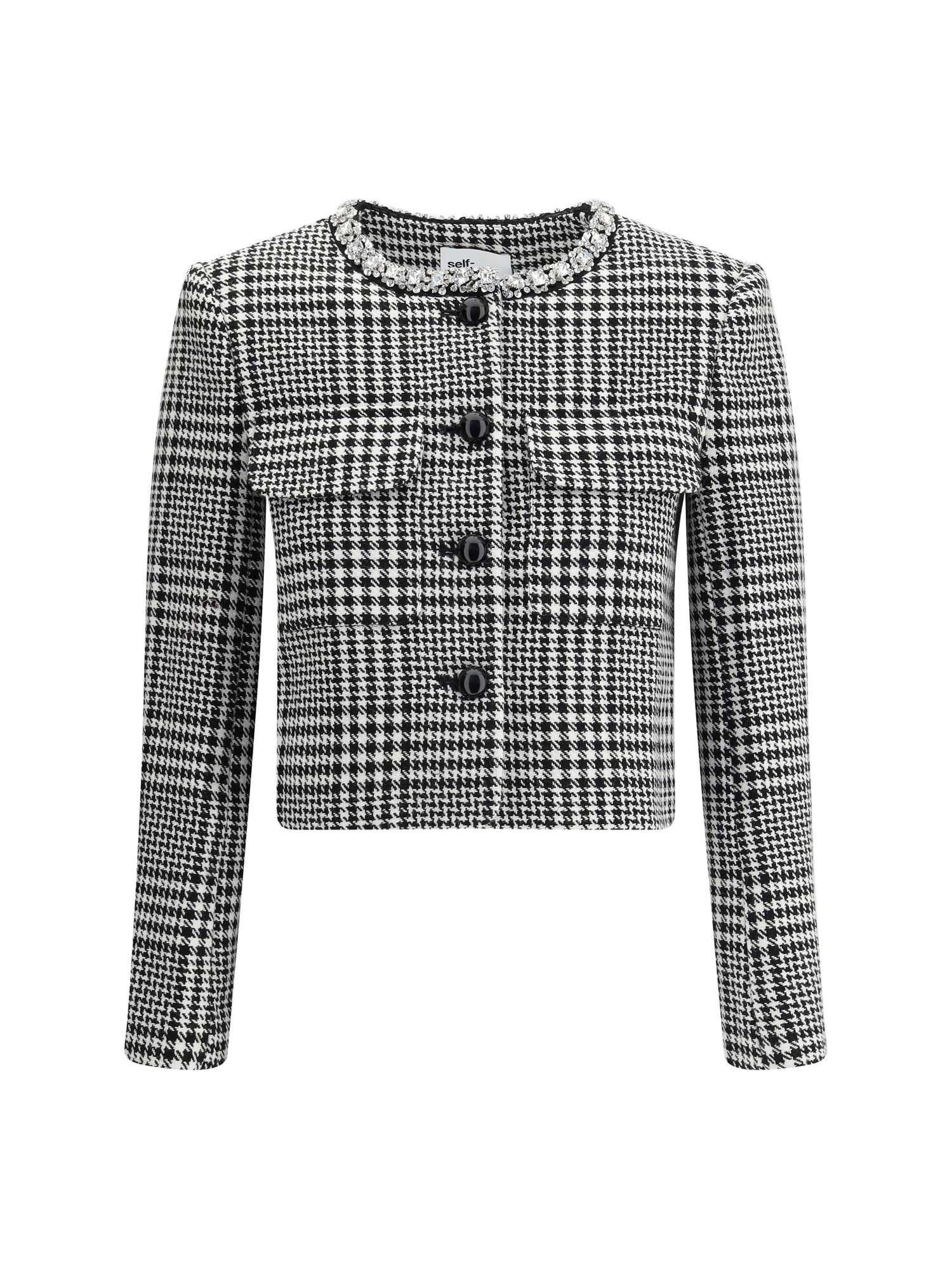 SELF-PORTRAIT 8 check blazer