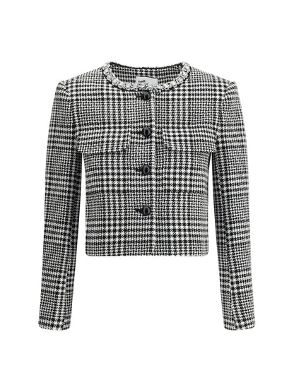 SELF-PORTRAIT 8 check blazer