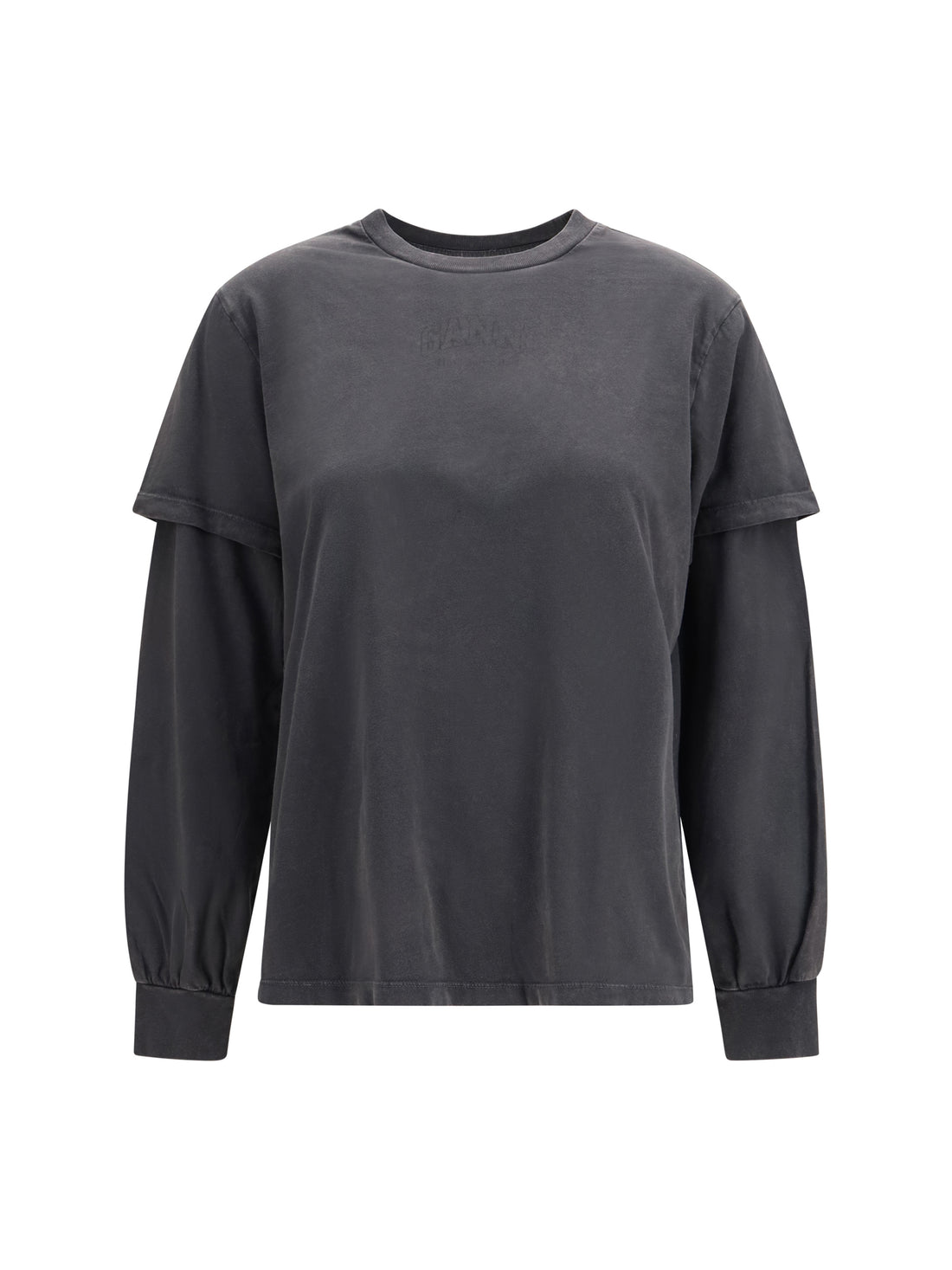 GANNI M future heavy jersey long-sleeve t-shirt