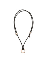 BRUNELLO CUCINELLI OS leather eyeglass cord with charm