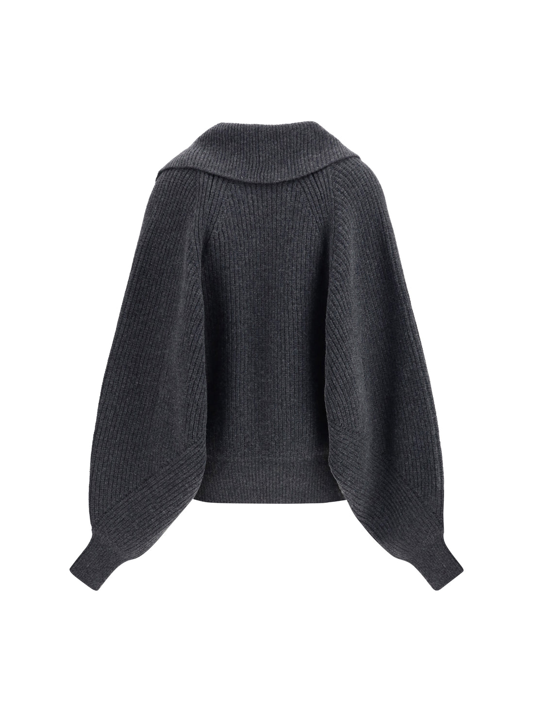 BALMAIN M oversized wrap-effect sweater