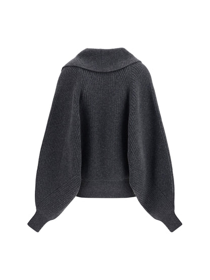 BALMAIN M oversized wrap-effect sweater