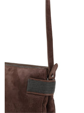 BRUNELLO CUCINELLI OS suede leather shoulder bag