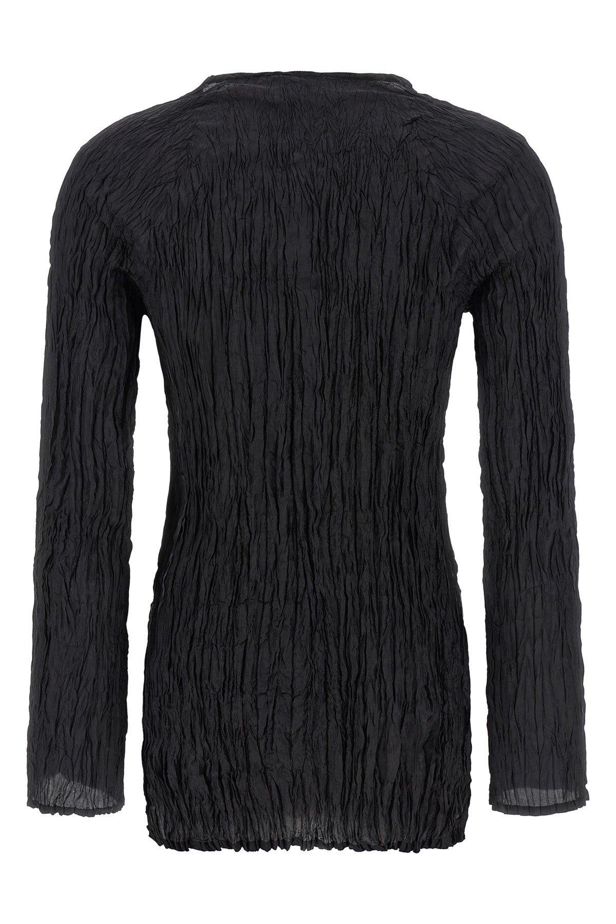 soph crinkle silk blouse