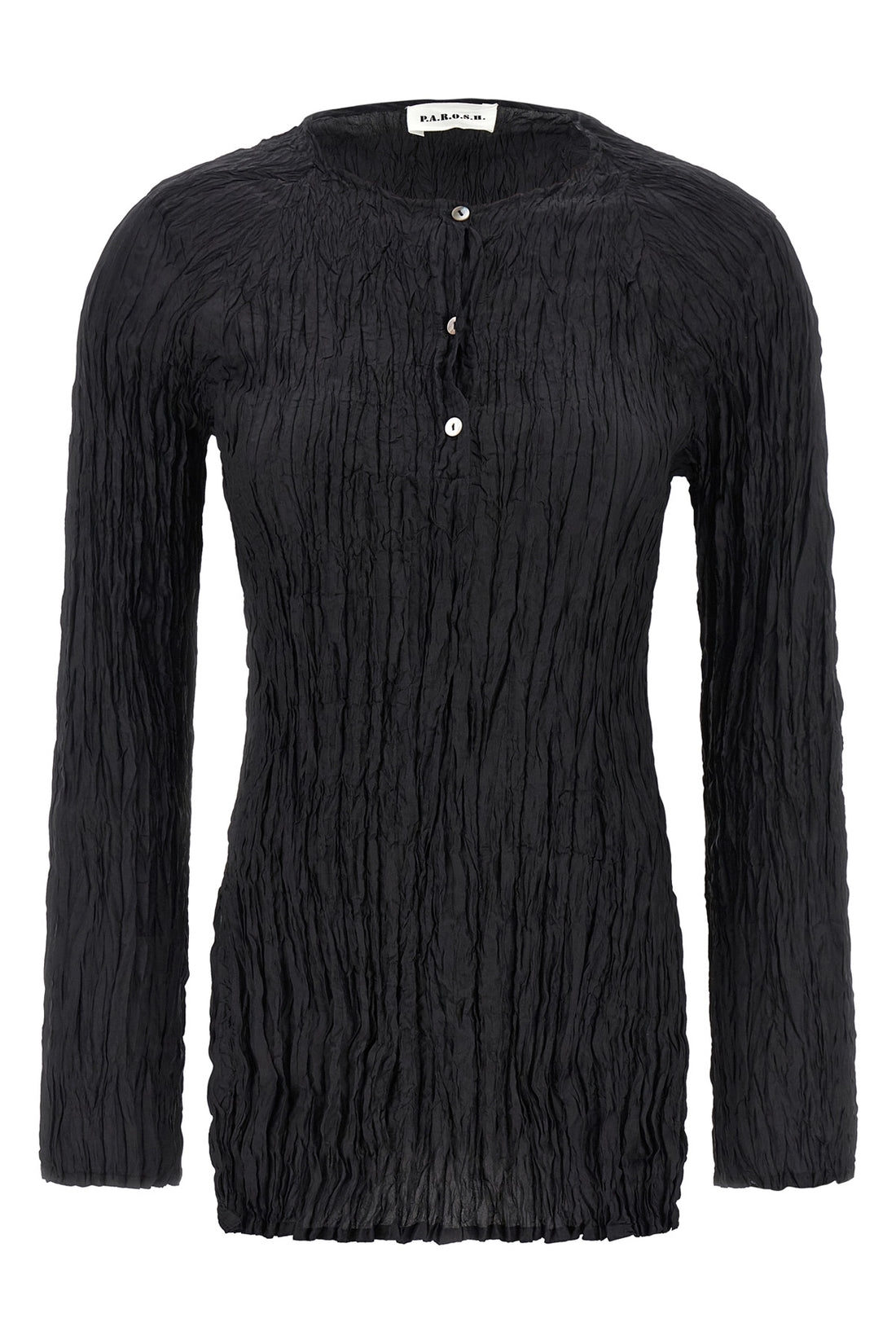 P.A.R.O.S.H. L soph crinkle silk blouse