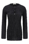 soph crinkle silk blouse