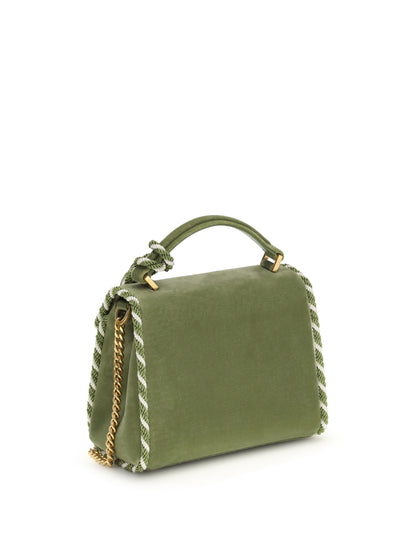 VALENTINO GARAVANI OS velvet vsling handbag