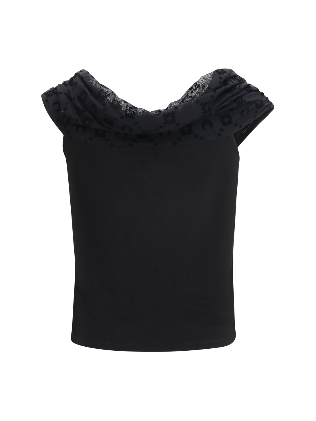 MARINE SERRE 36 off shoulder draped top