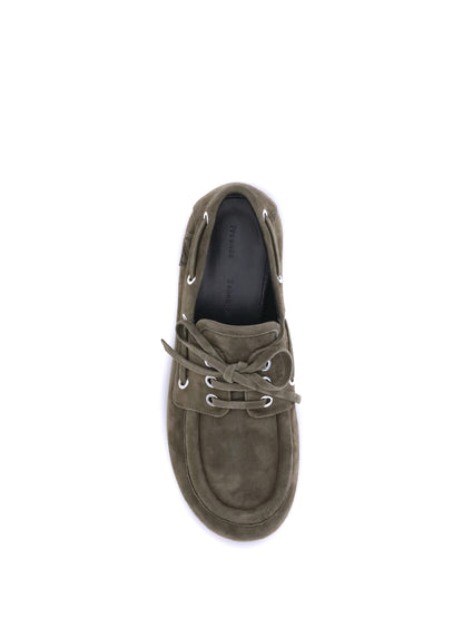 PROENZA SCHOULER 36 suede deck loafers