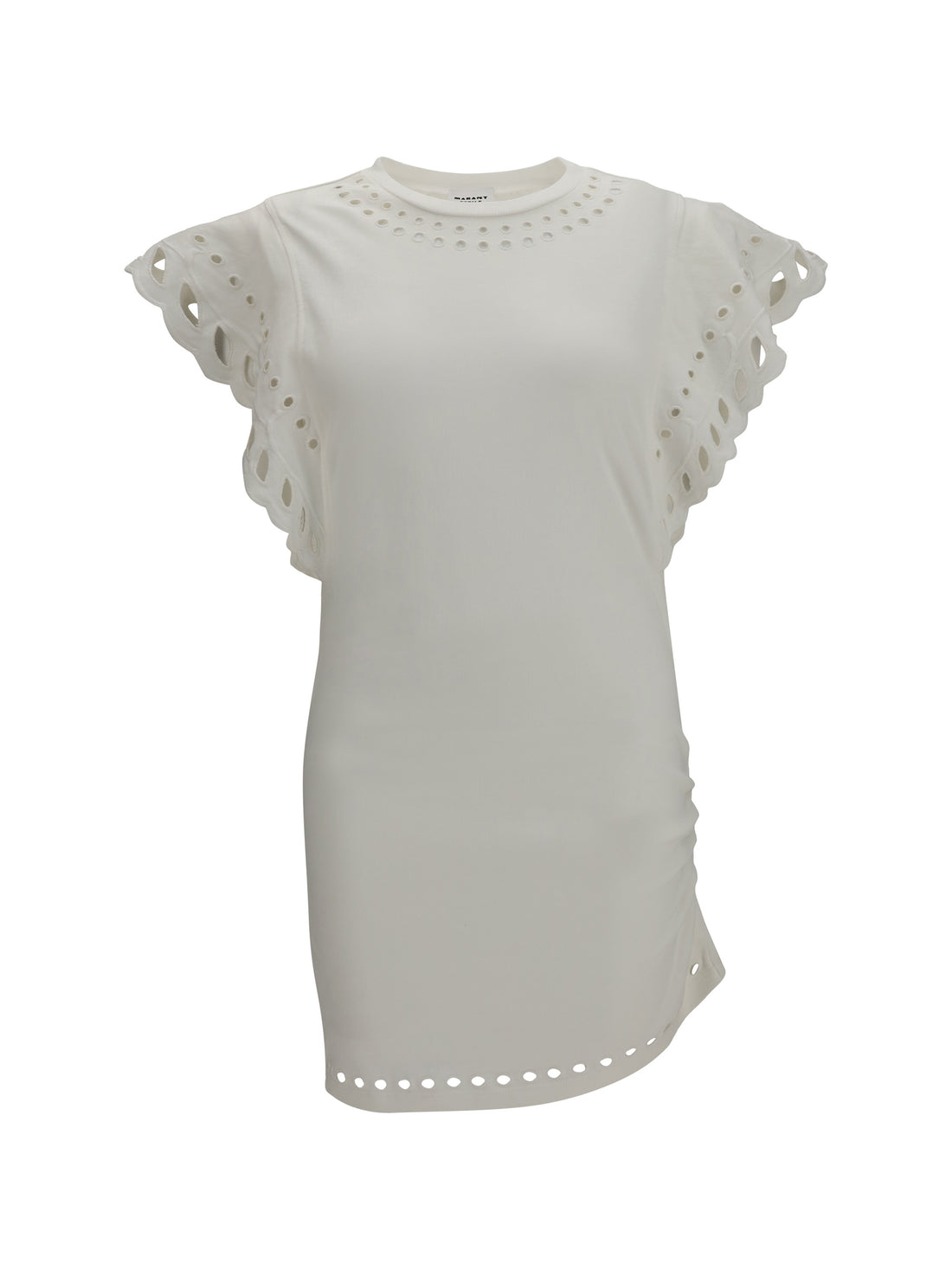 MARANT ETOILE M orlane cotton and broderie orlane dress