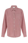 cashine striped cotton poplin shirt
