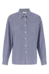 cashine striped cotton poplin shirt