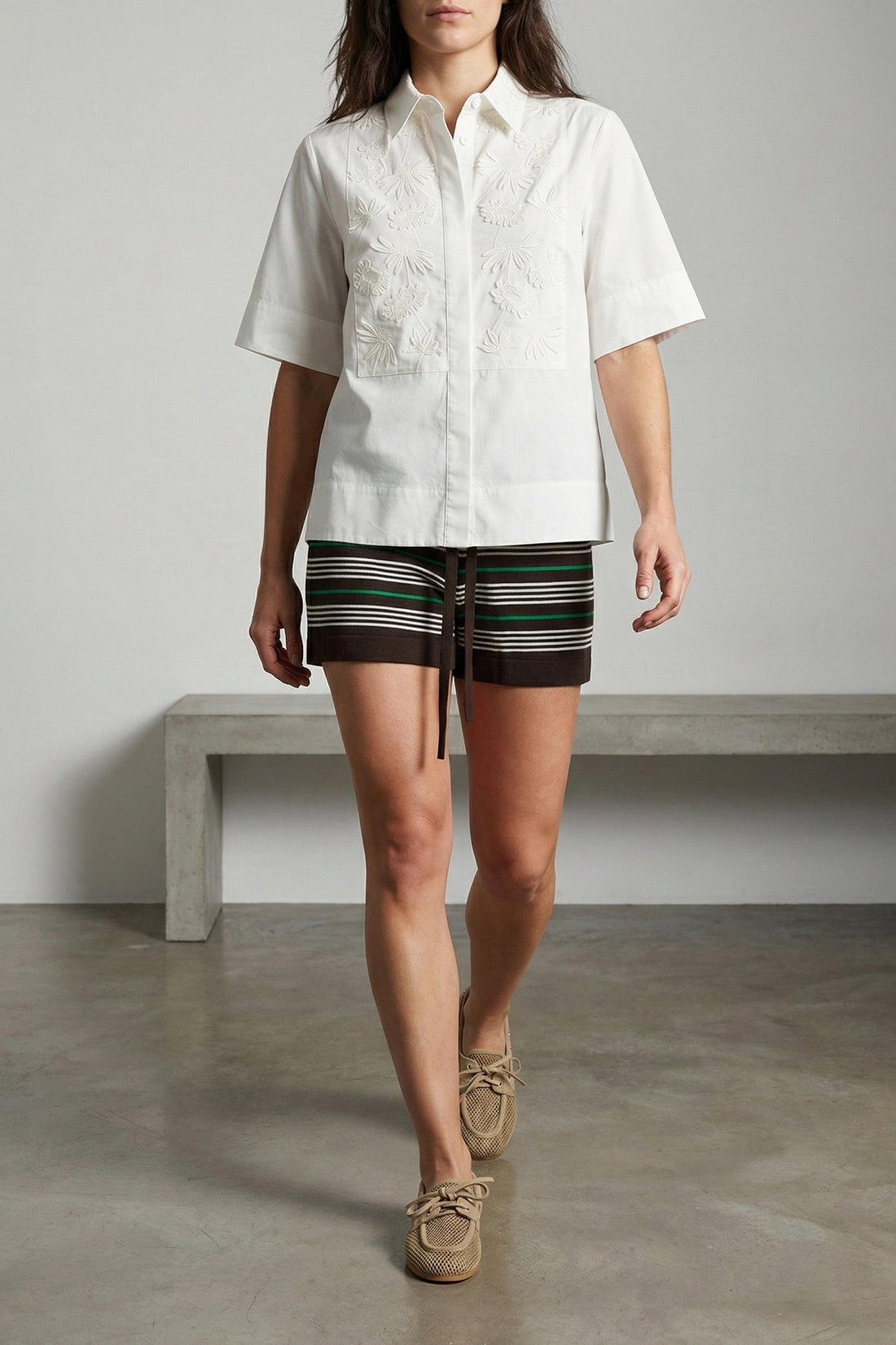 P.A.R.O.S.H. M cubo26 cotton poplin shirt