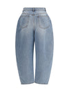 straight-leg jeans