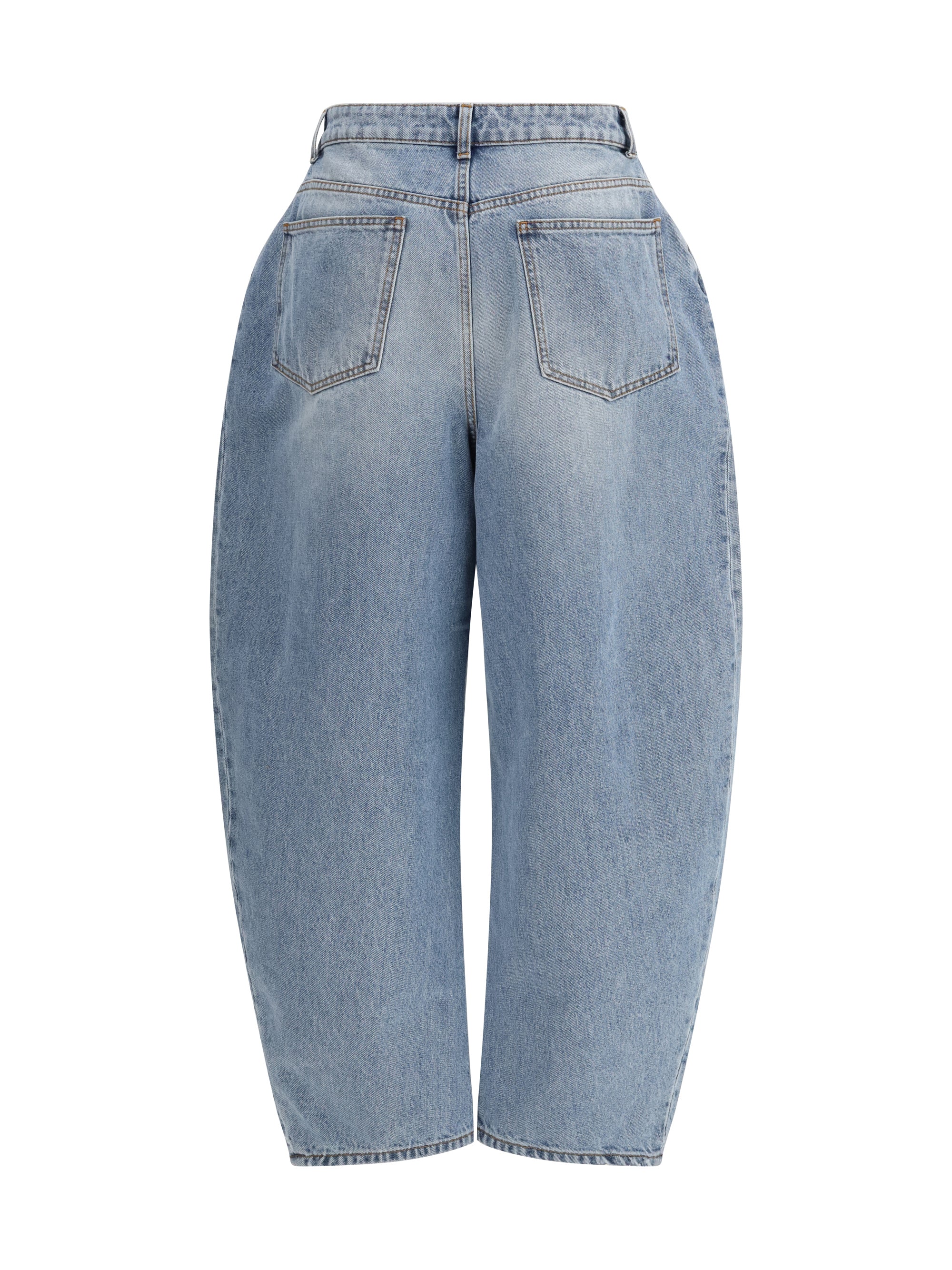 straight-leg jeans
