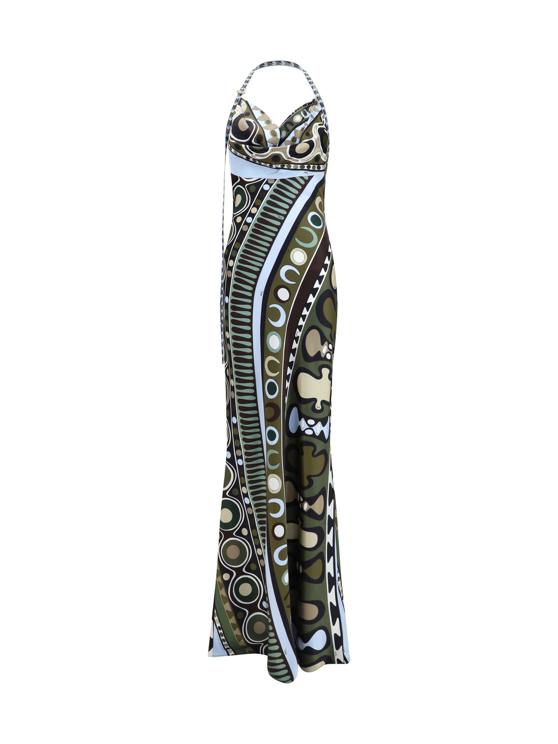 PUCCI 42 long silk-blend printed dress