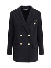 VERSACE 42 wool and cachemire double-breasted coat