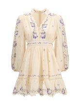 ZIMMERMANN 1 patience plunge mini dress