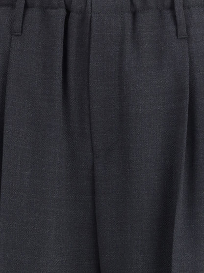BRUNELLO CUCINELLI 40 sartorial track trousers in virgin wool crêpe fluid twill