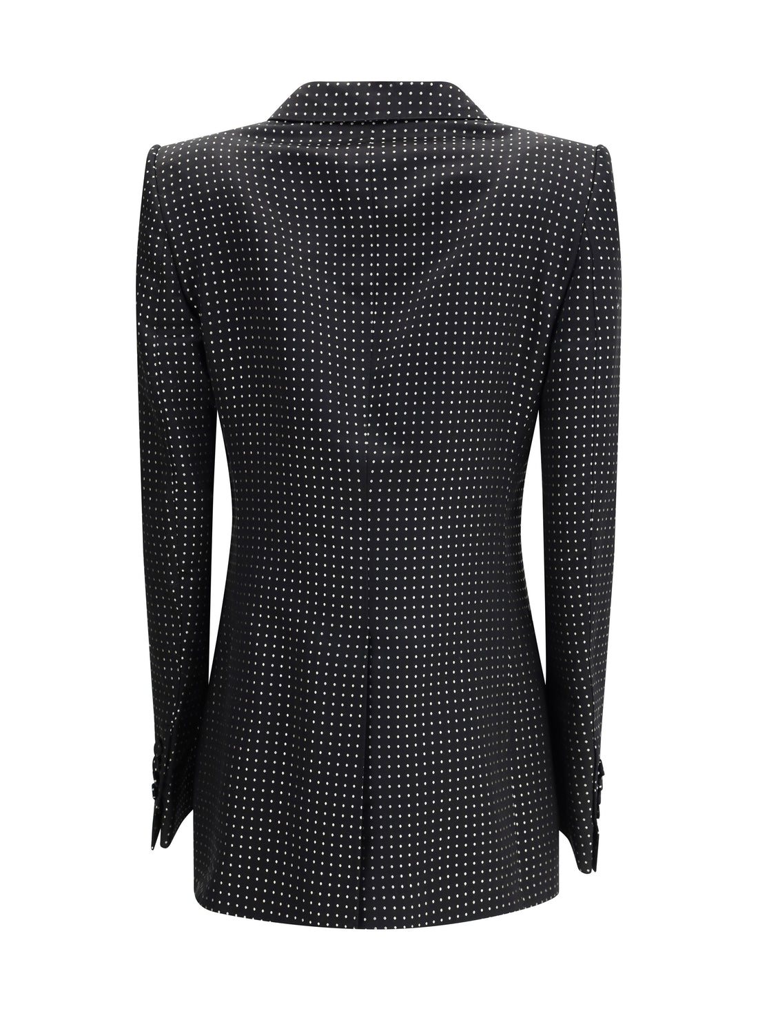 TOM FORD 42 single breasted jacket with polka dots