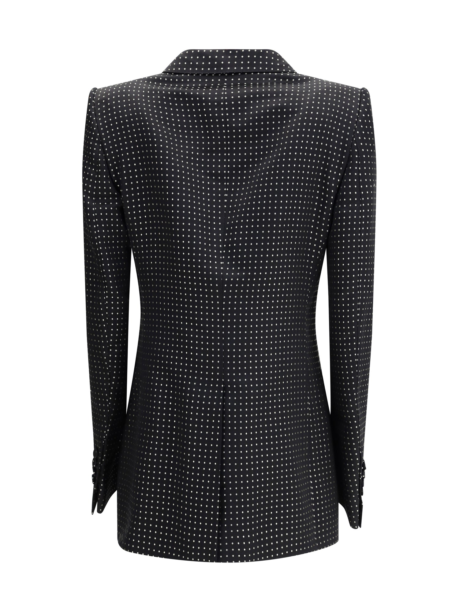 TOM FORD 42 single breasted jacket with polka dots