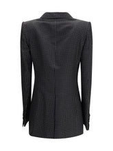 TOM FORD 42 single breasted jacket with polka dots