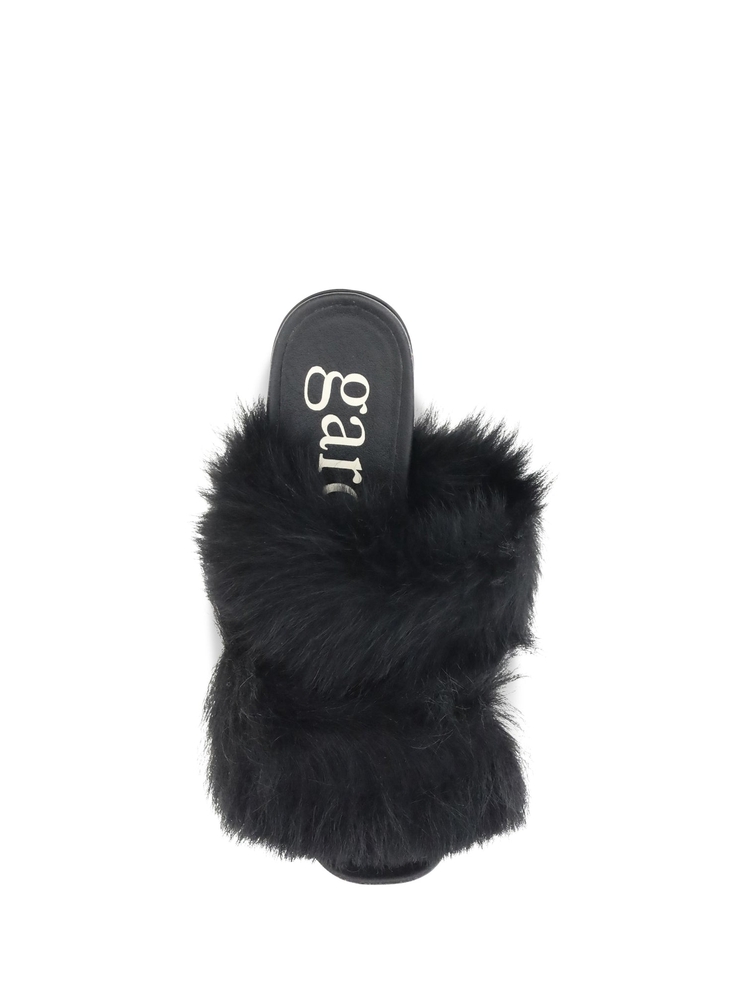 PEDRO GARCIA 36 fur-trimmed mules sandals
