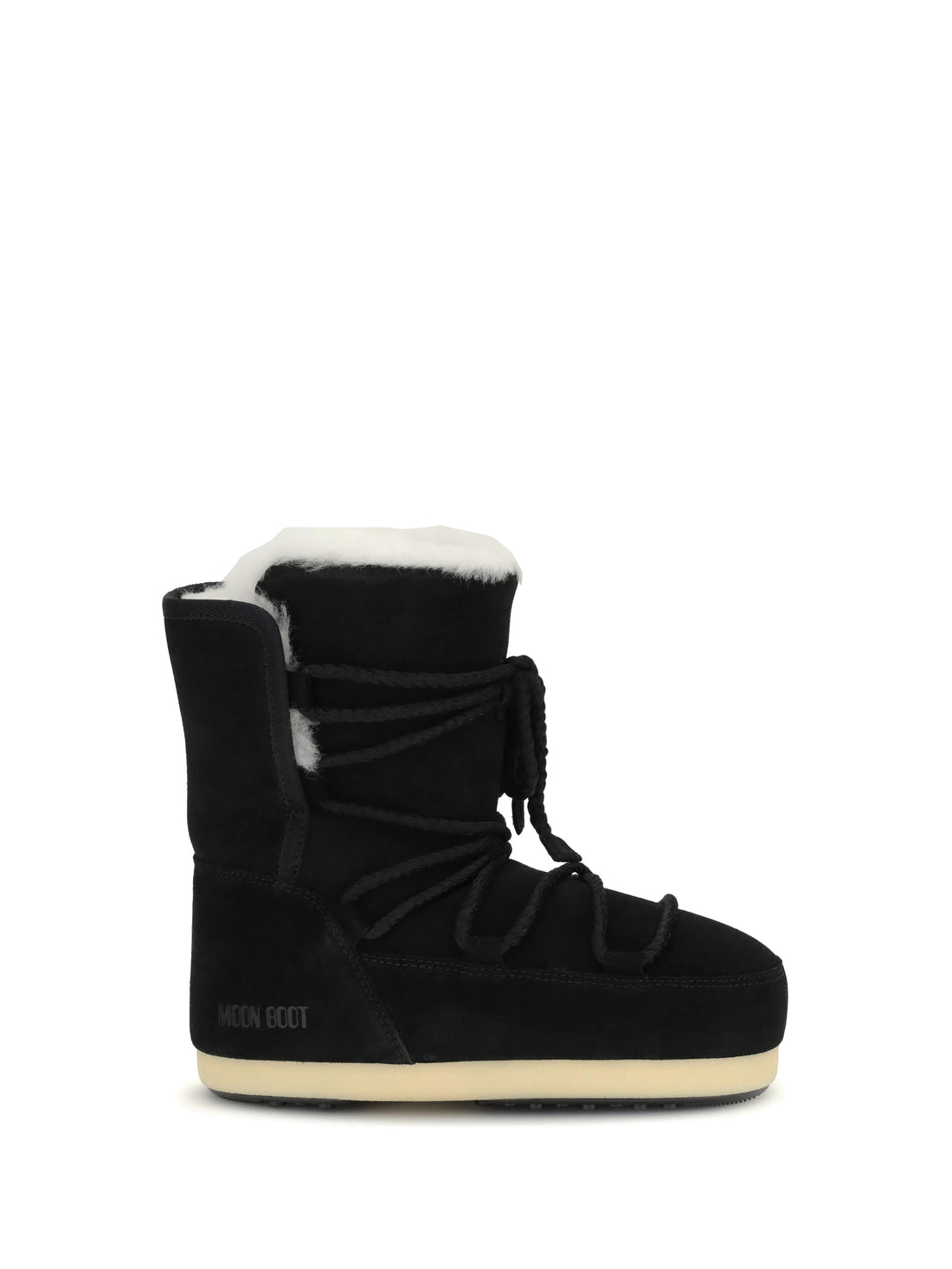 MOON BOOT 37-38 suede and shearling ankle boots