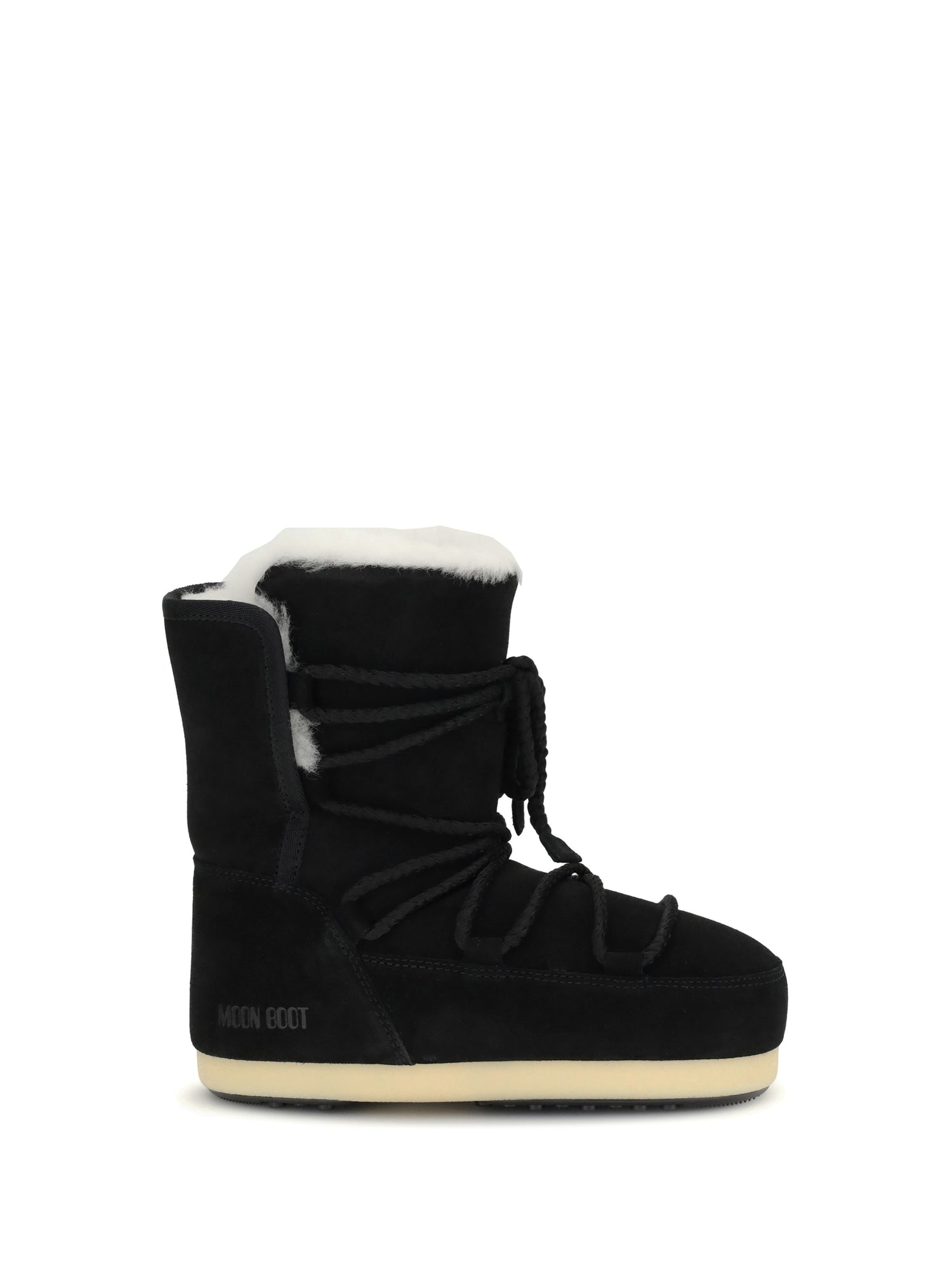 MOON BOOT 37-38 suede and shearling ankle boots