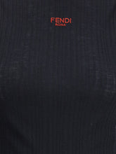 FENDI 40 sleeveless virgin wool top