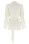 paky double-breasted unstructured blazer in fluid fabric